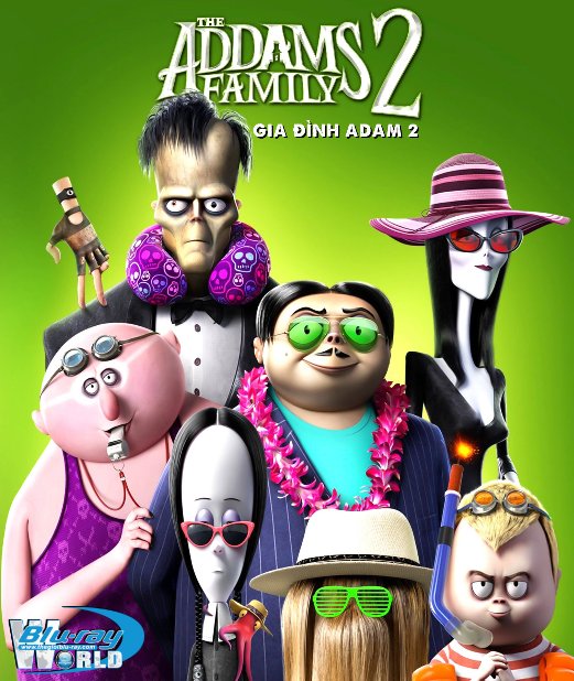 B5256. The Addams Family 2 2021 - Gia Đình Addams 2 2D25G (DTS-HD MA 5.1) 